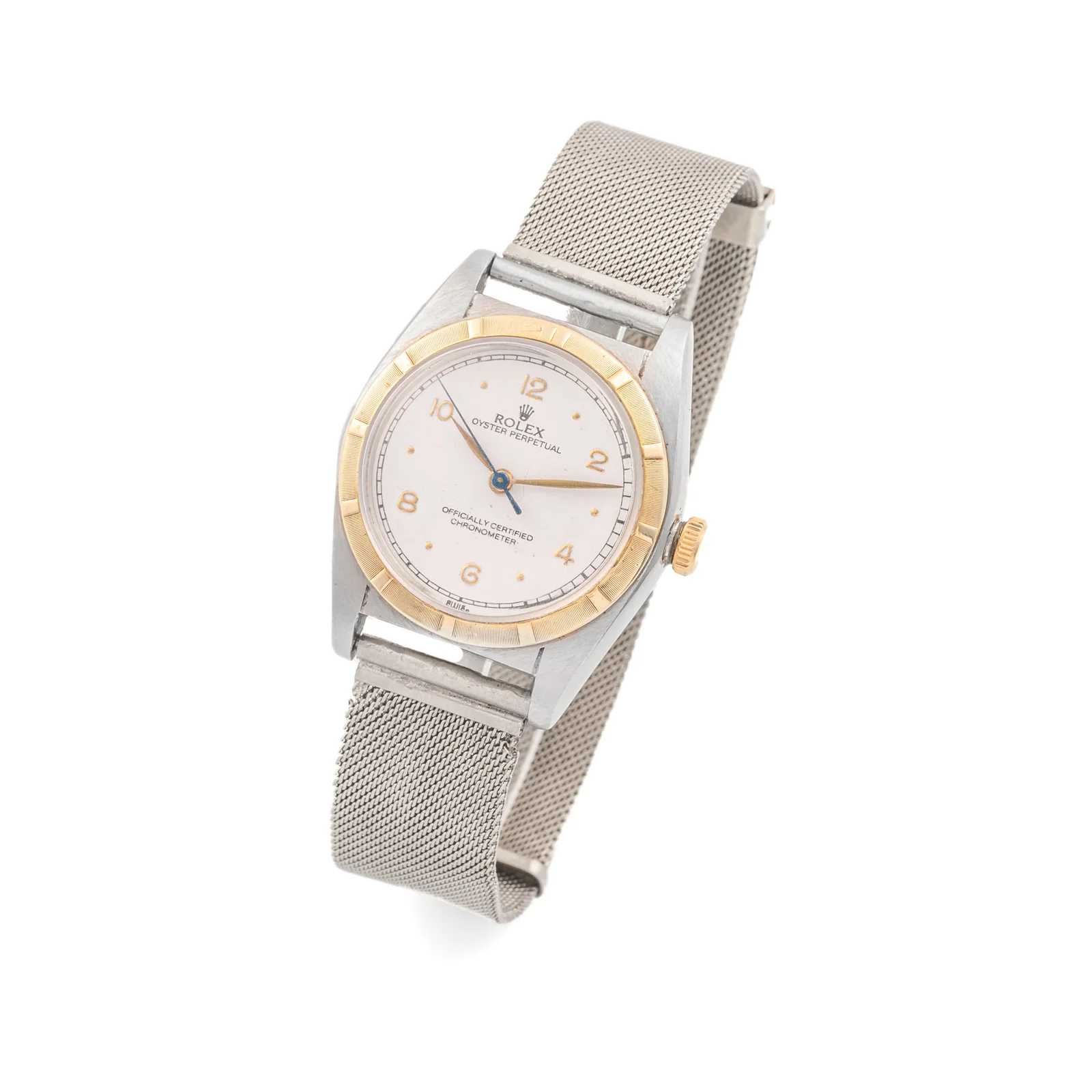 Second view of Antiquorum's 2021, lot 328 watch and bracelet.