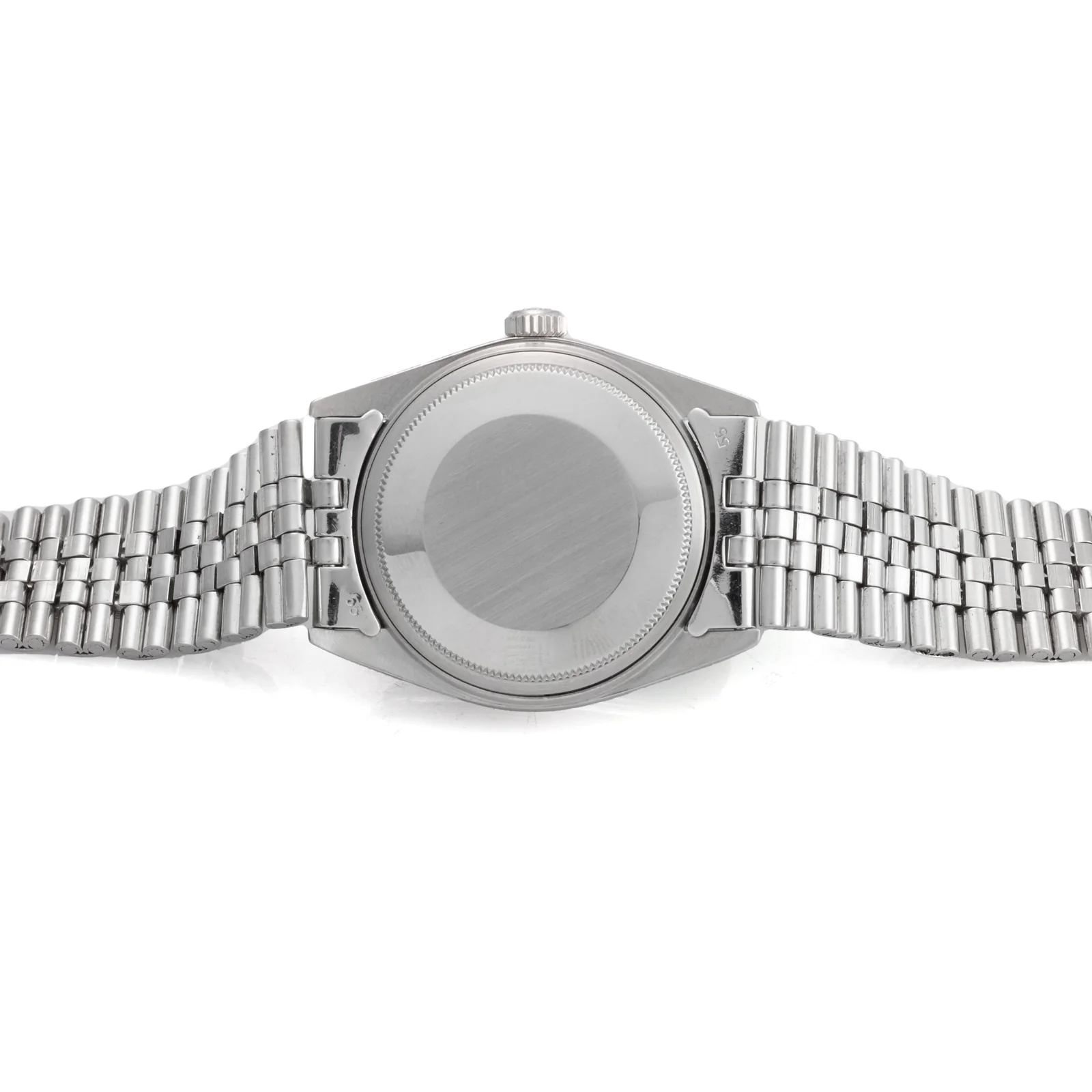 The same lot's exterior caseback and bracelet