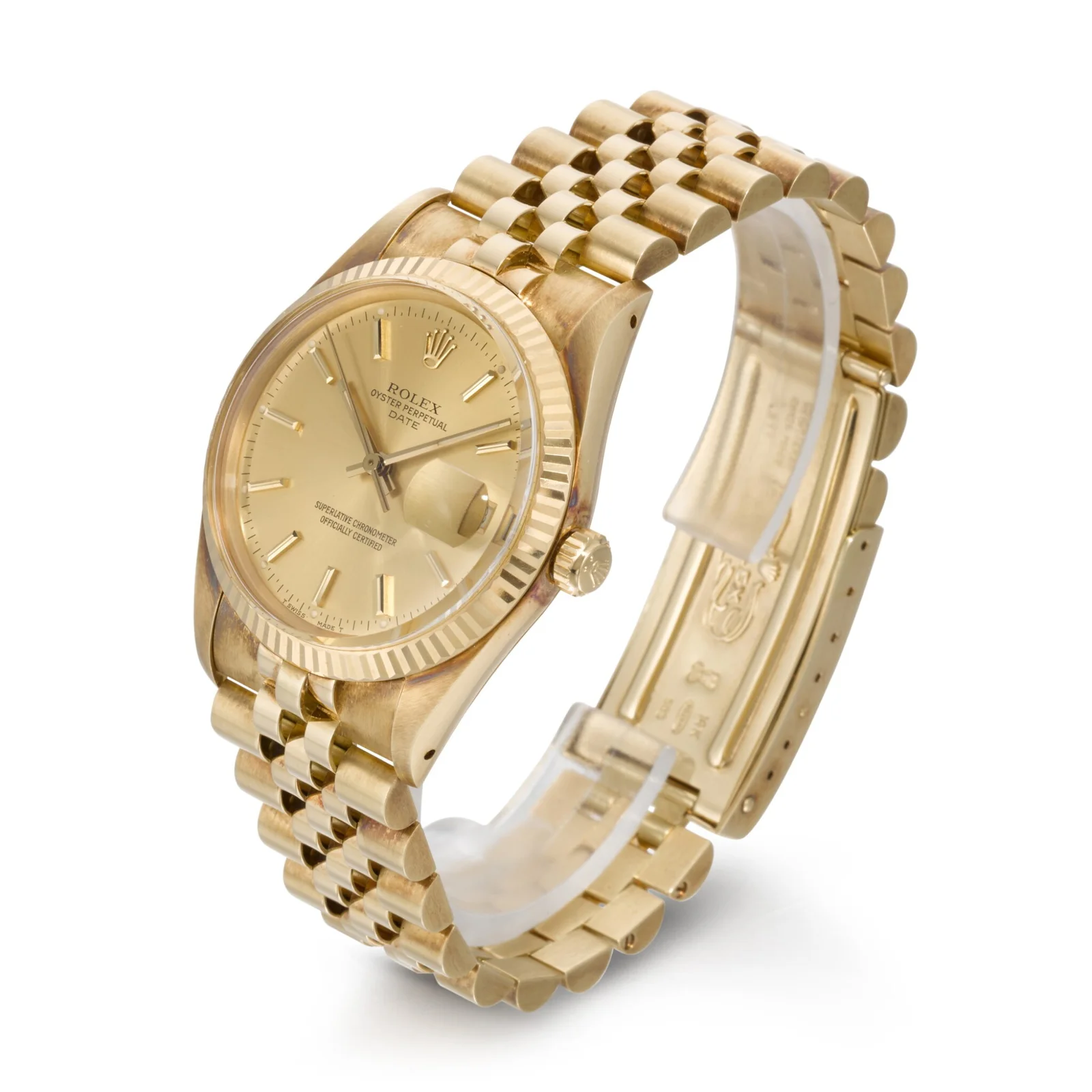 Jubilee bracelet and watch head, case 7107210, Sotheby's lot 702.
