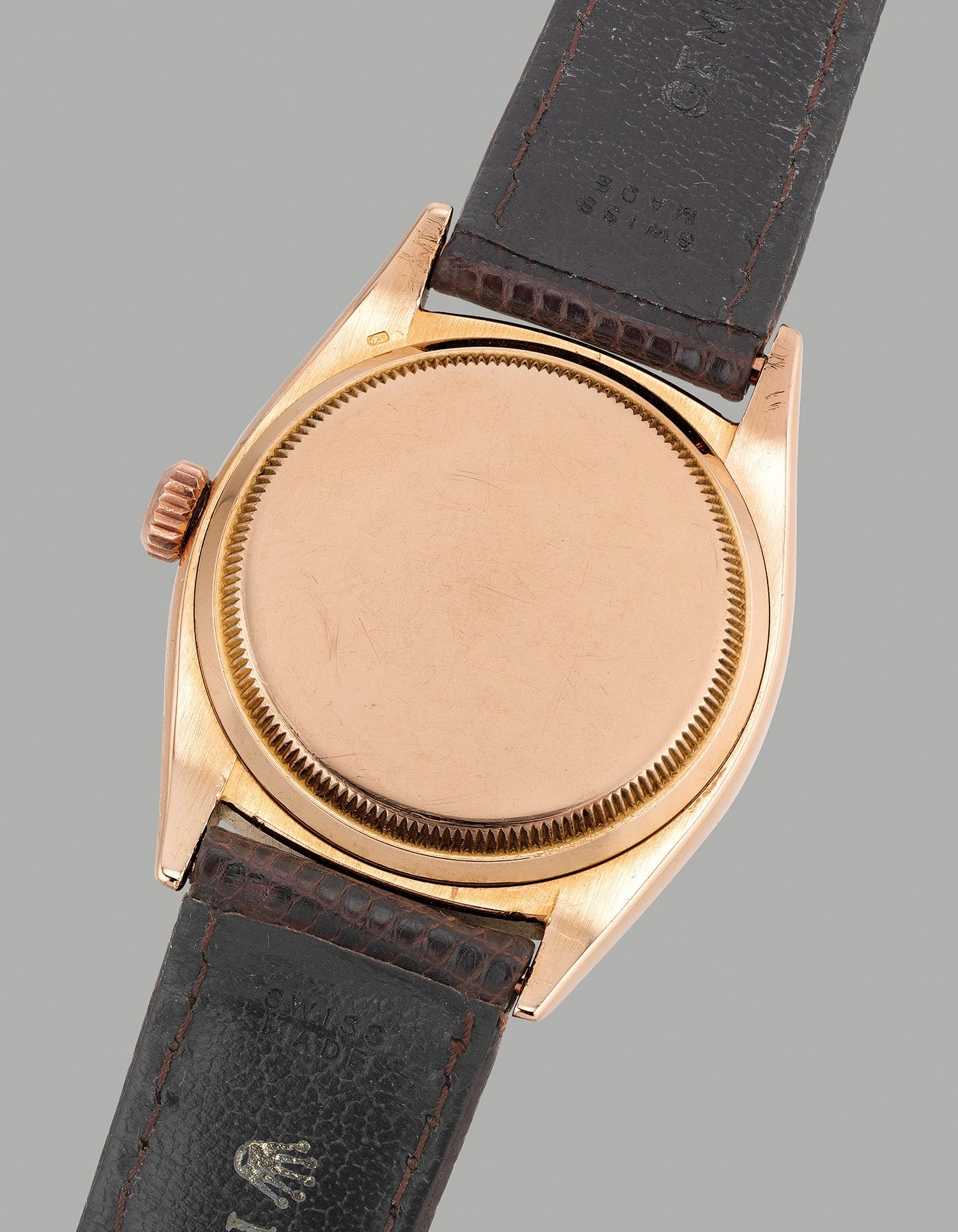 Closed caseback and lugs from Phillips lot 1038