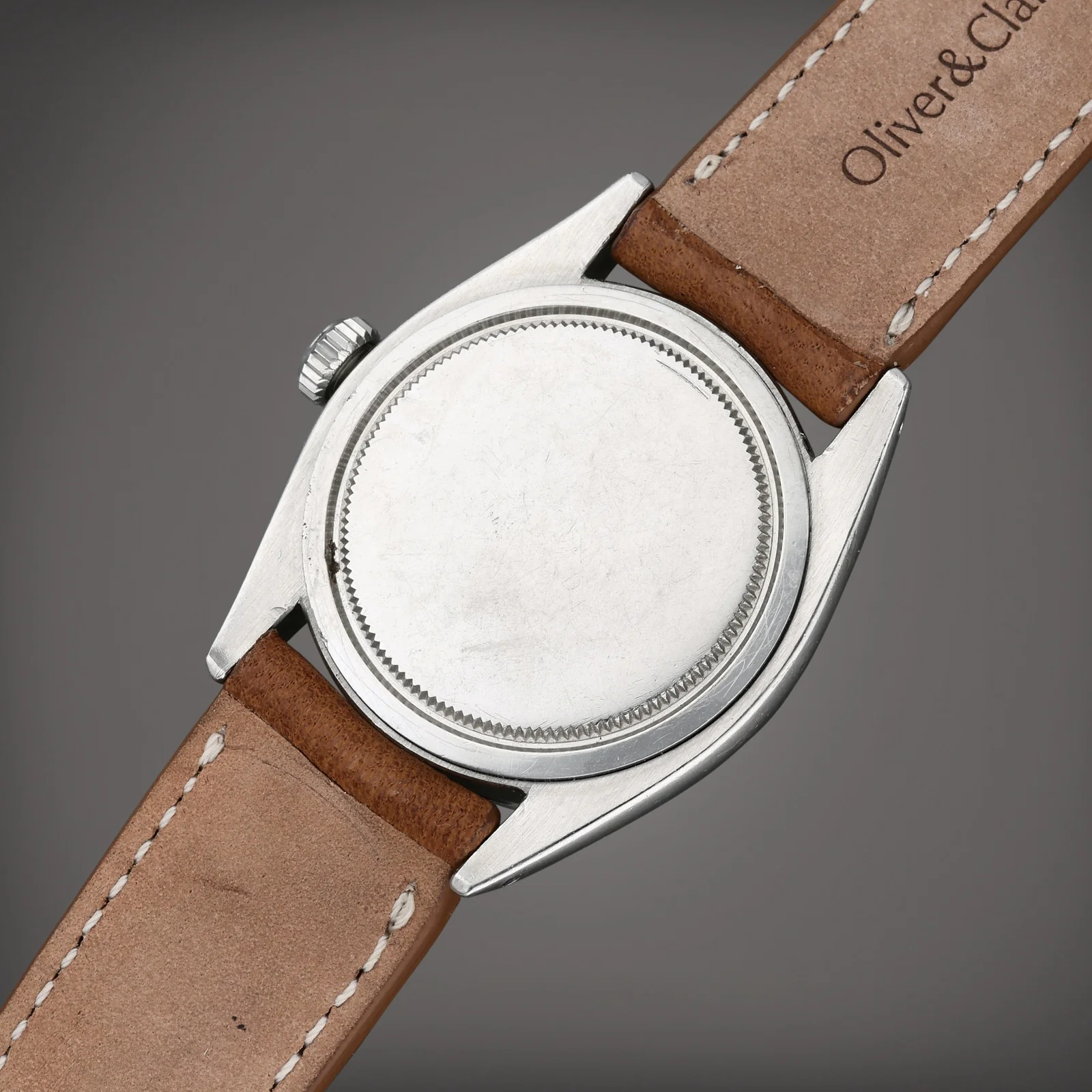 Exterior caseback of the same watch. Sotheby's, 2023 lot 134.