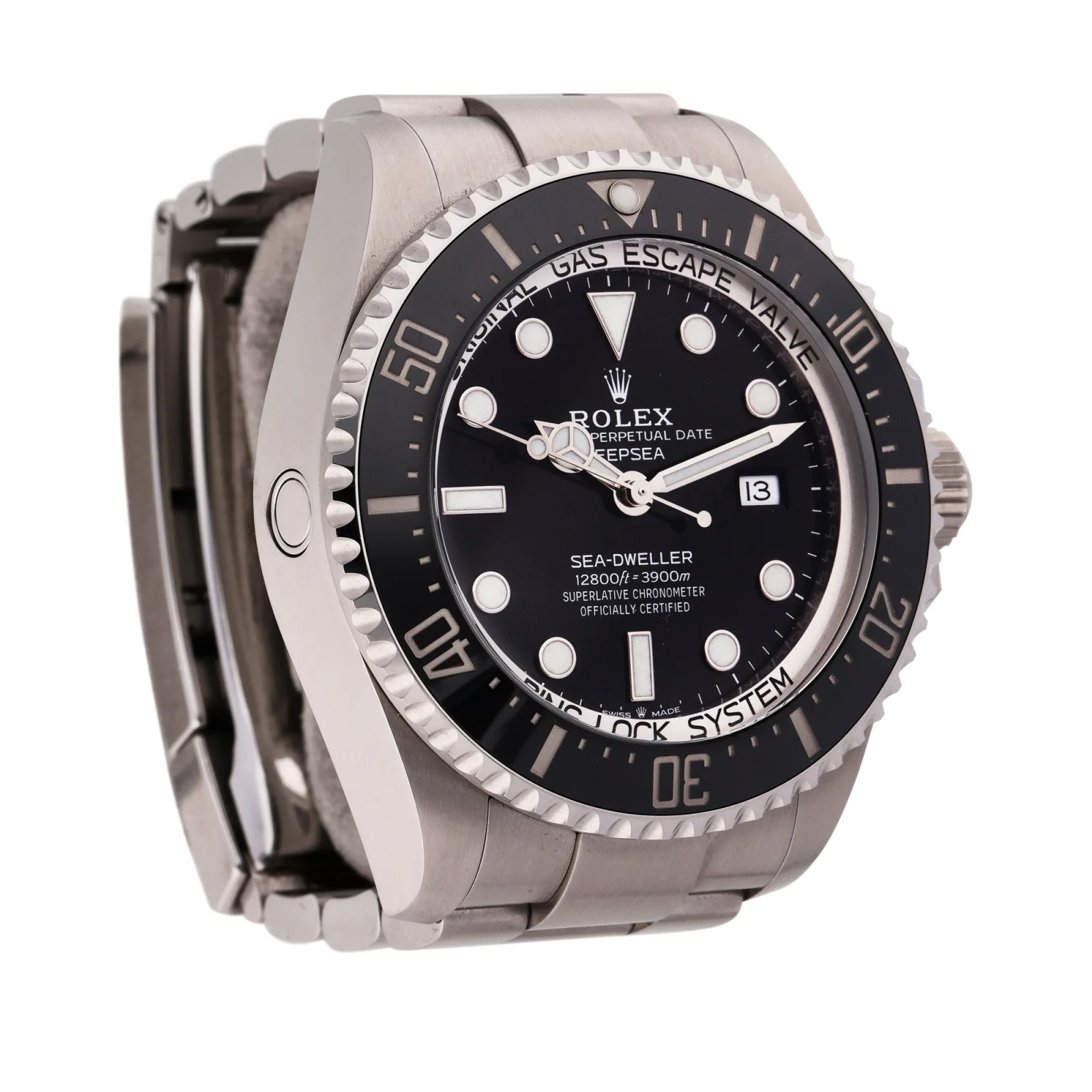 Bracelet on the black-dial example, Sotheby's 2022 lot 496