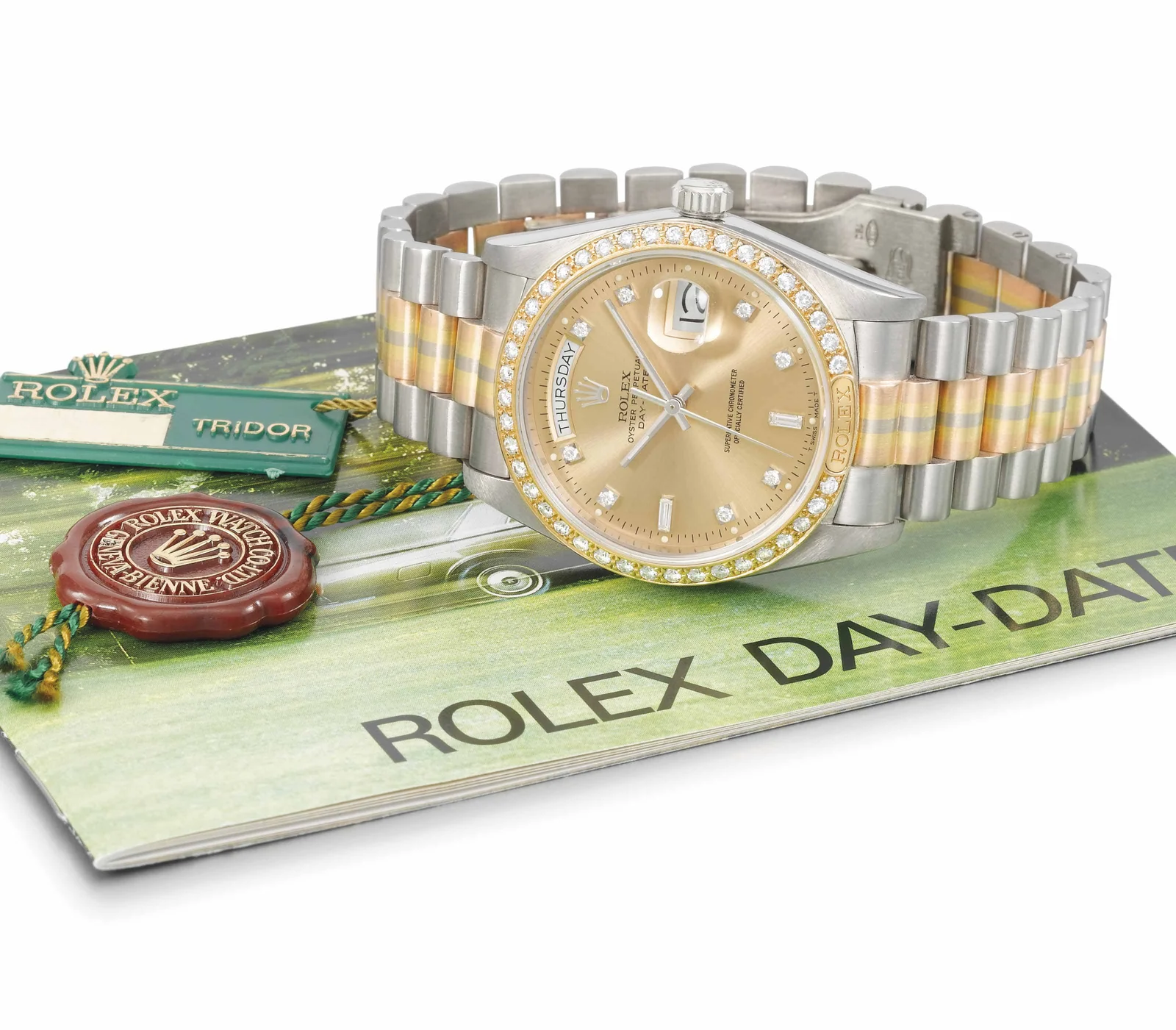 Rolex 18129 with booklet and TRIDOR hangtag, Christie’s 2014