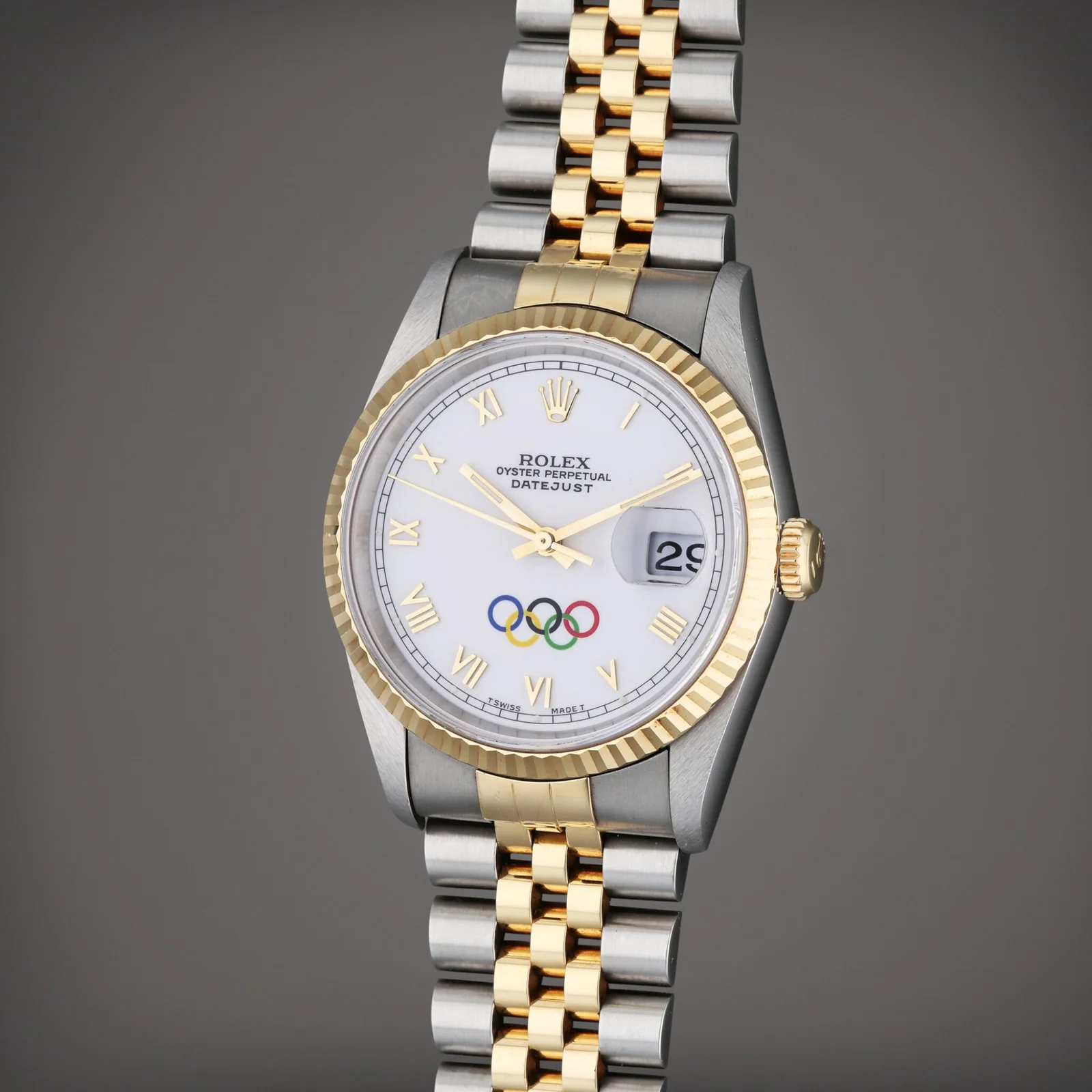 Sotheby's, 2023, lot 430: Olympic-rings dial, circa 1996