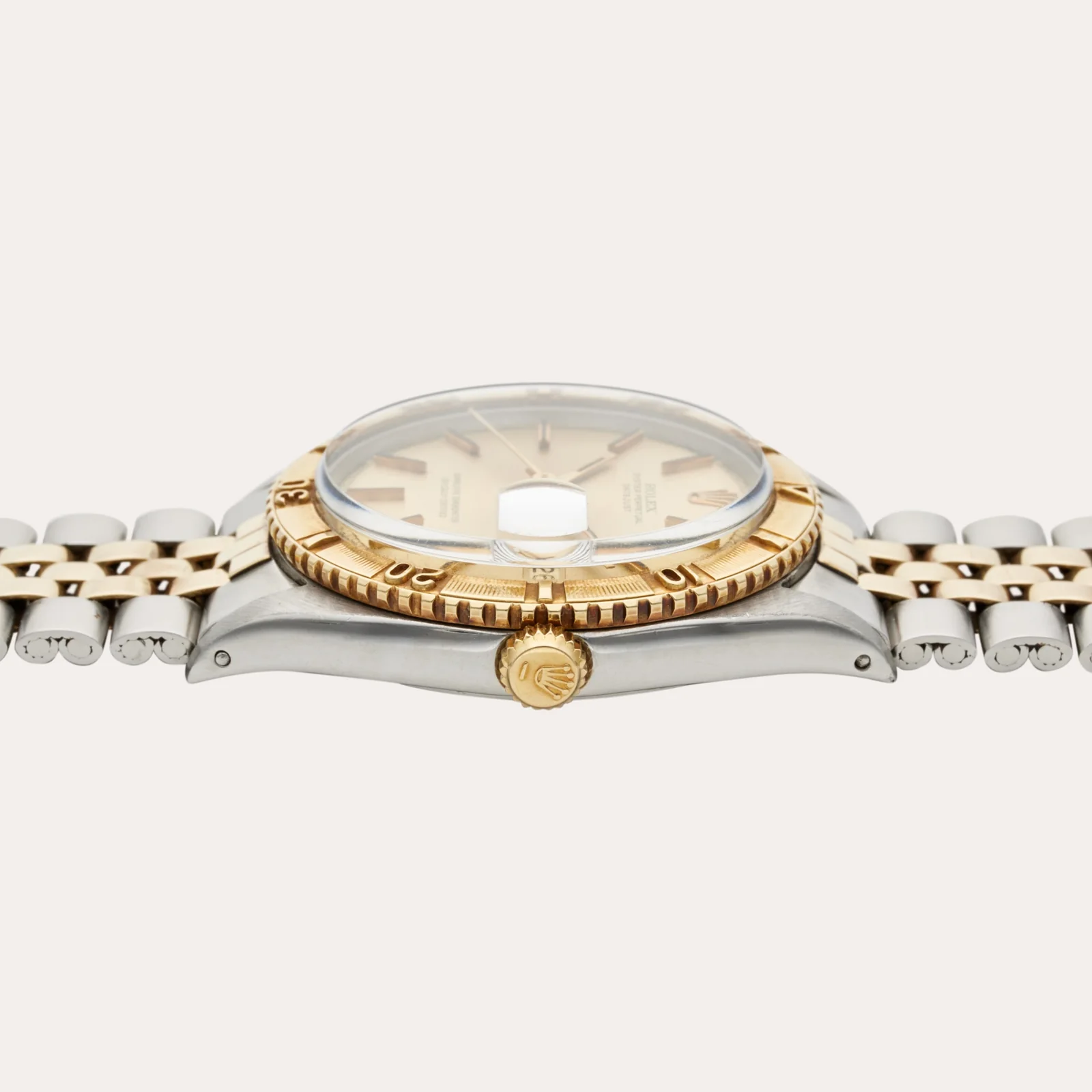 Case, crown, and bezel profile