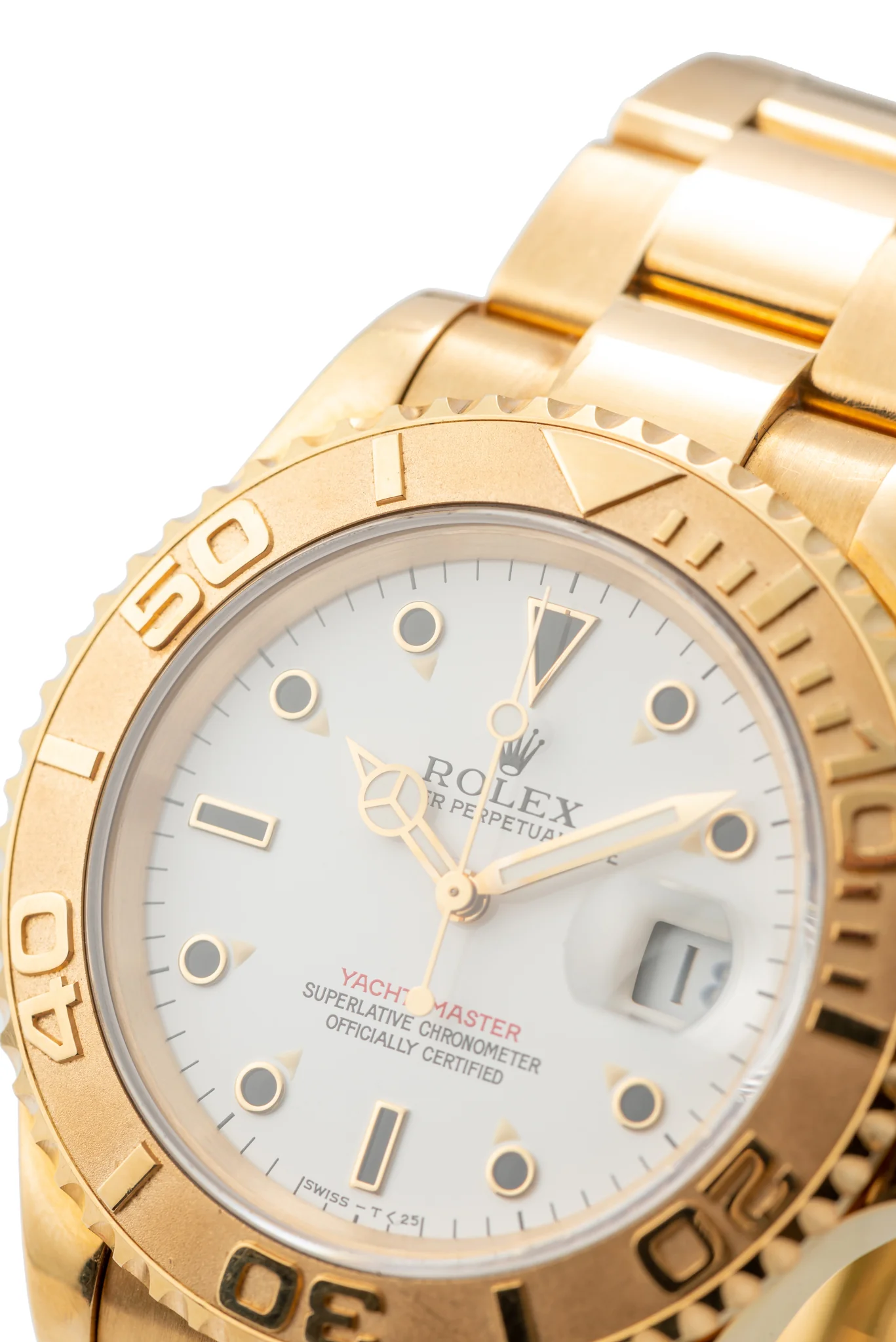 White dial and graduated bezel on case X520495. Photo: Antiquorum, Geneva, 2022, lot 168.