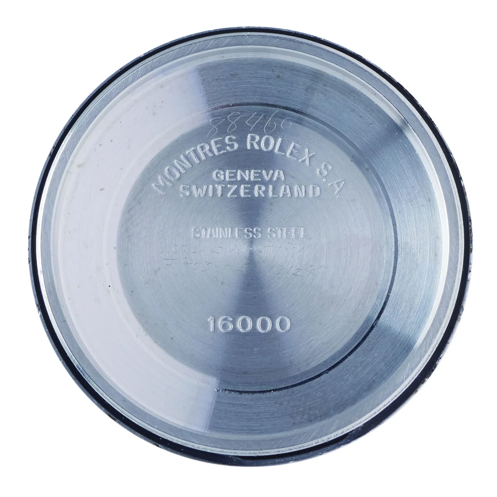 Antiquorum, Hong Kong, 2022, lot 344: caseback marked 16000 and case number 9,088,460.