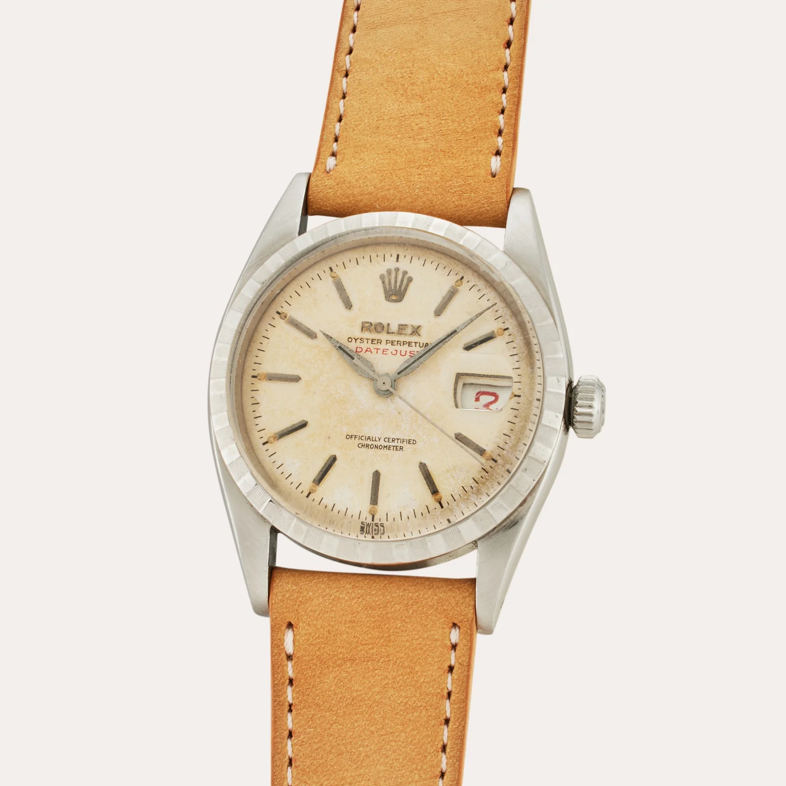 Cream dial and engine-turned bezel, Sotheby’s lot 314, circa 1952