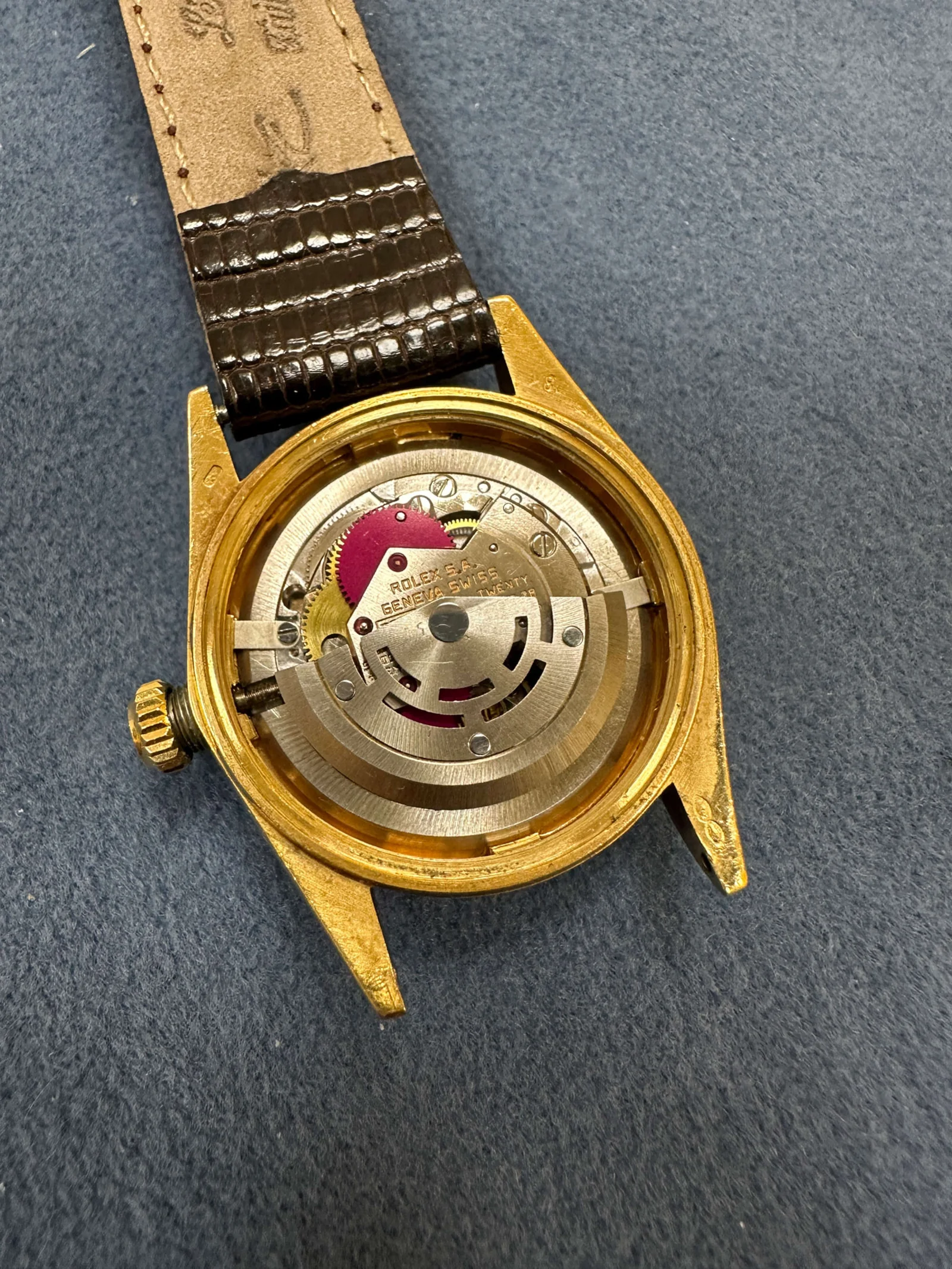 Automatic Rolex movement from the gold 6751 catalogued by Adam's Auctioneers