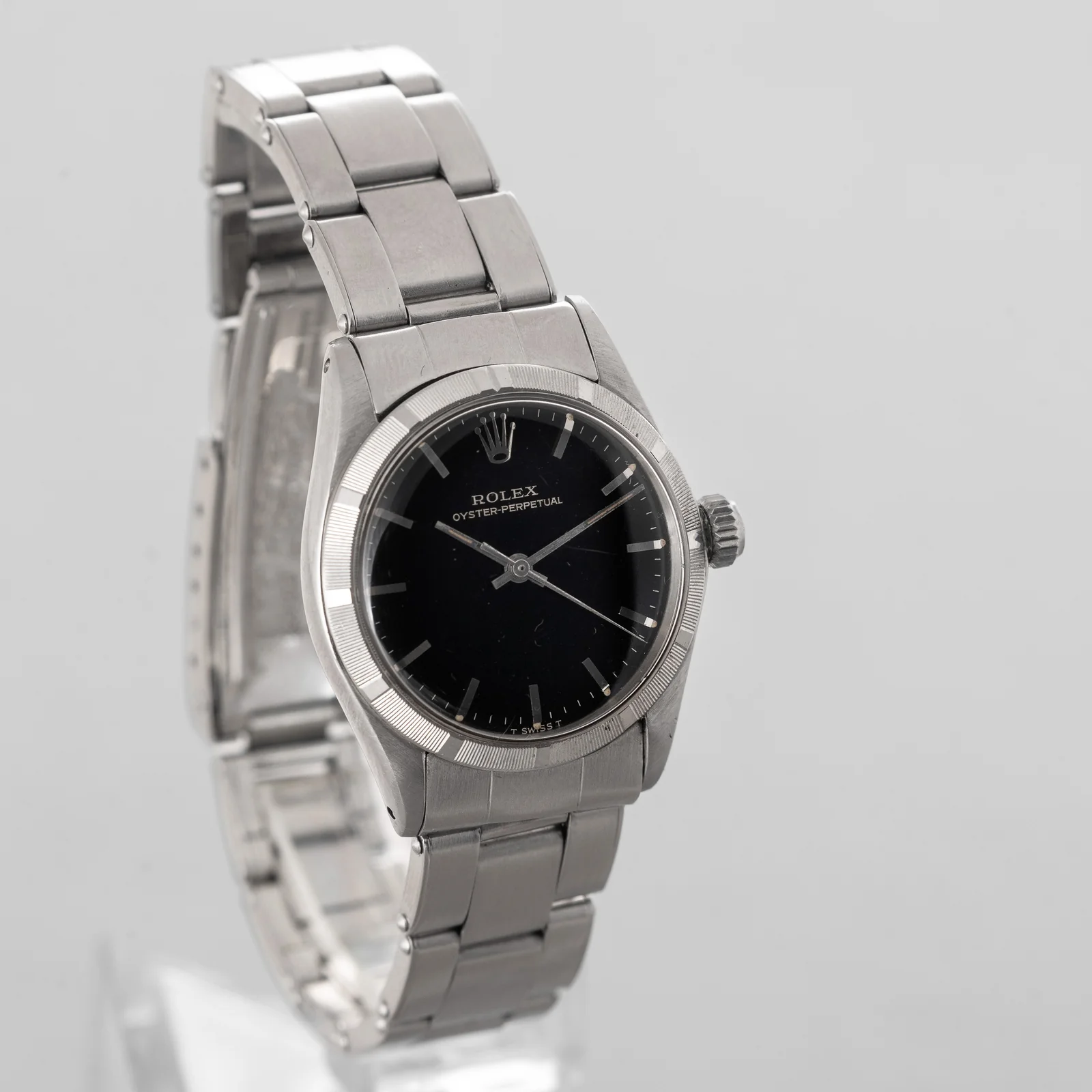 Steel riveted Oyster bracelet on the Rolex 6549