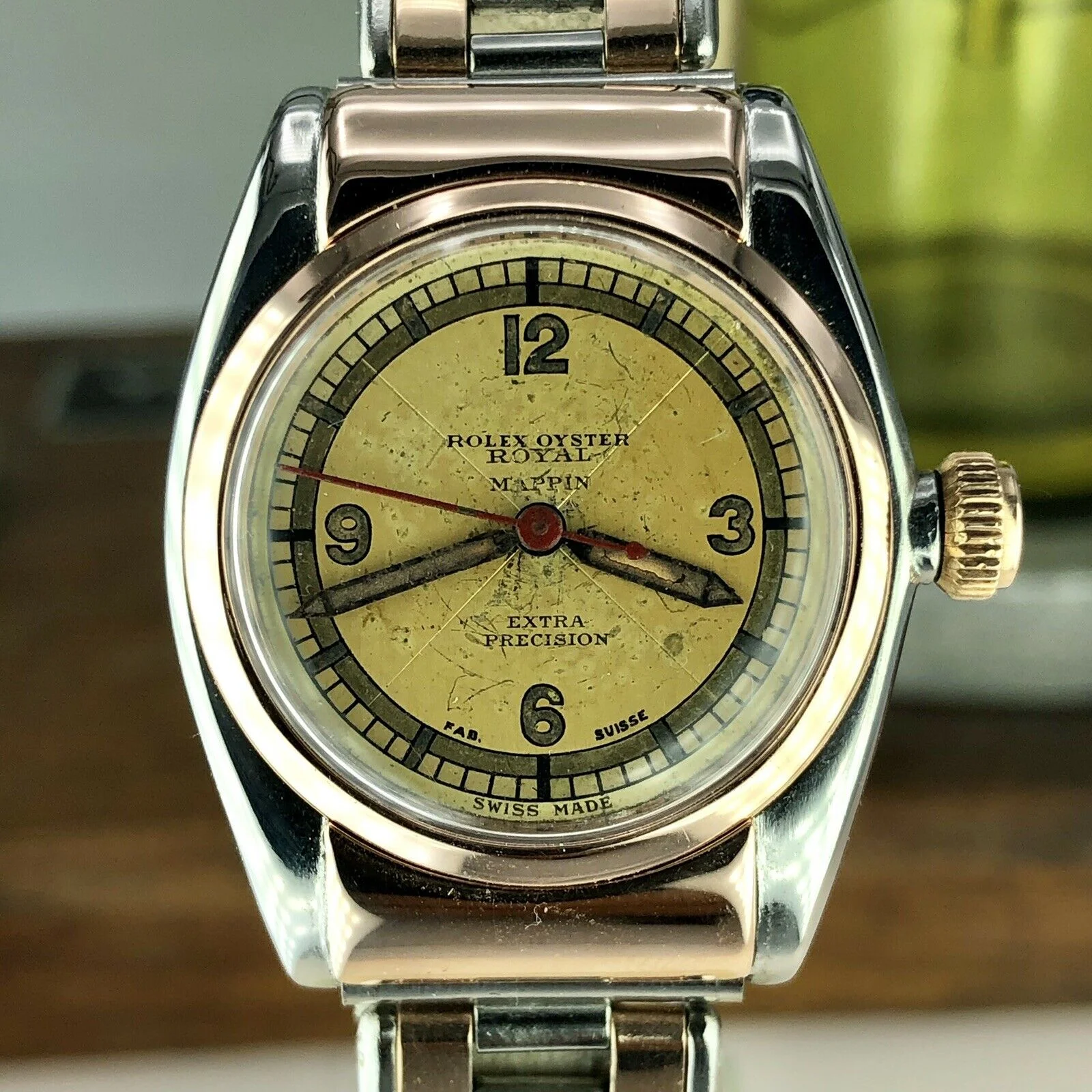 Mappin-signed Oyster Royal dial on case 37264. Awad Watches archive.