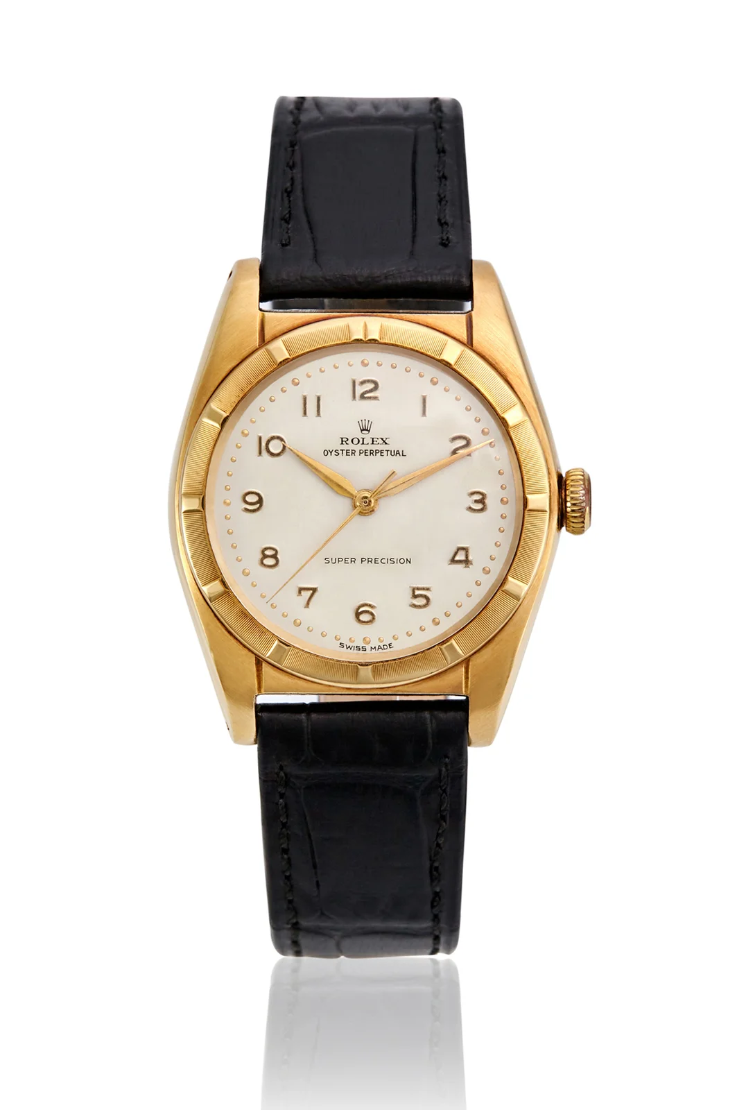Antiquorum, 2021, lot 307; yellow-gold example with Arabic numerals.